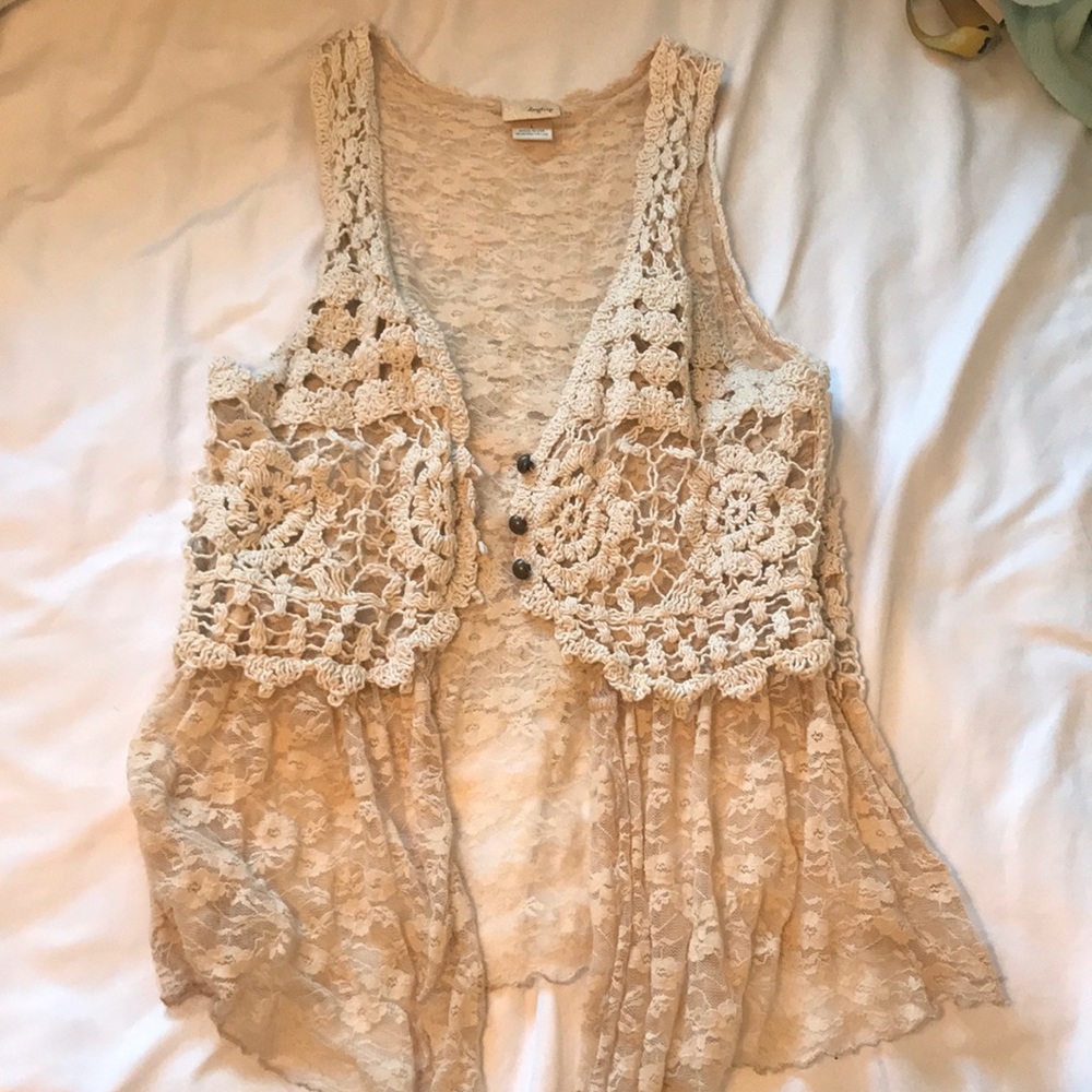 Boho lace cover up